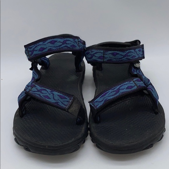 Teva Ladies Sandals Blue and Purple Size 7 - Picture 3 of 16